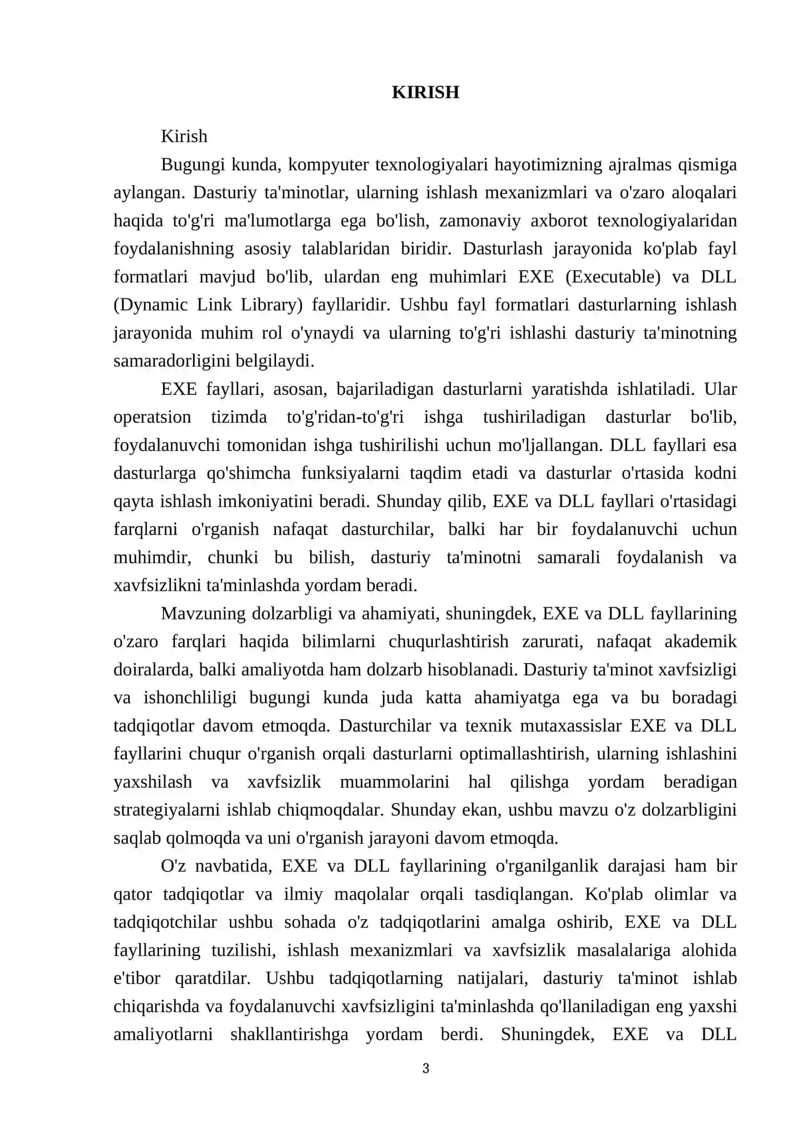 ЕXE va DLL fayllar o'rtasidagi farqlar 3