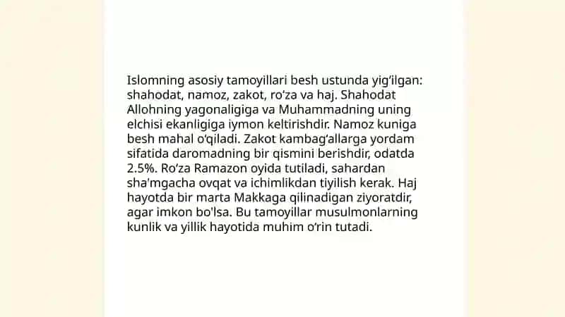 Islom dini ta'limoti 3