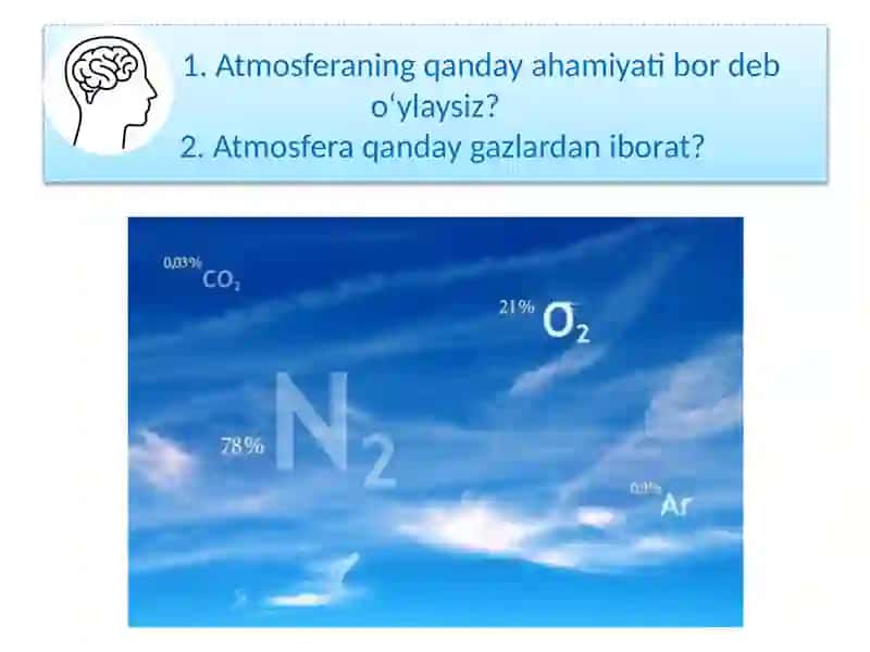 ATMOSFERANING TUZILISHI 3