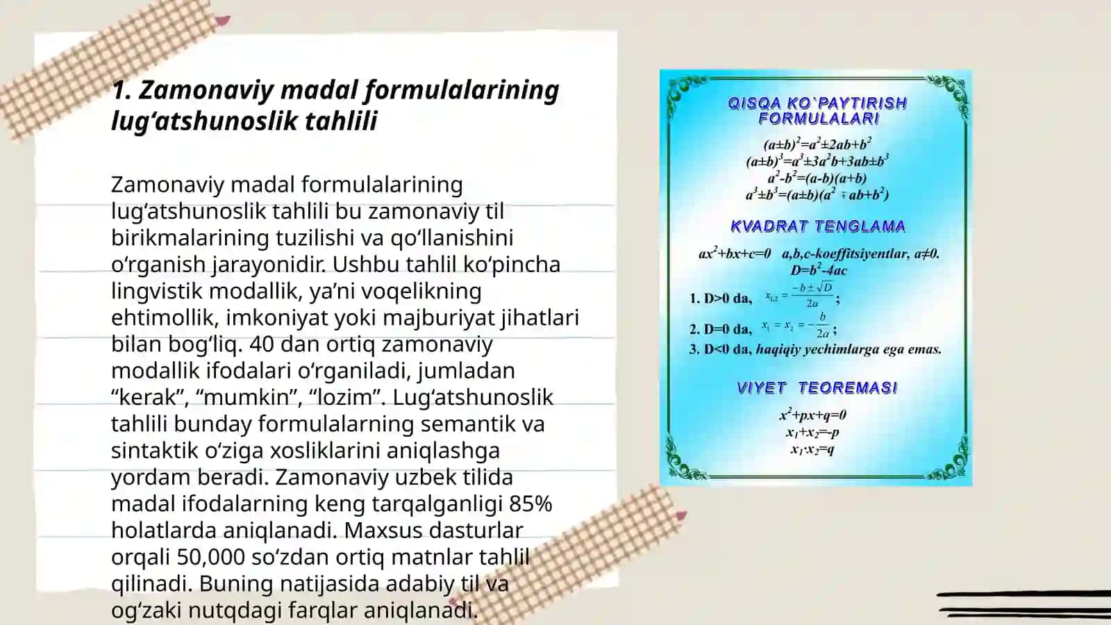 Zamonaviy madal formulalarining lug‘atshunoslik tahlili 3