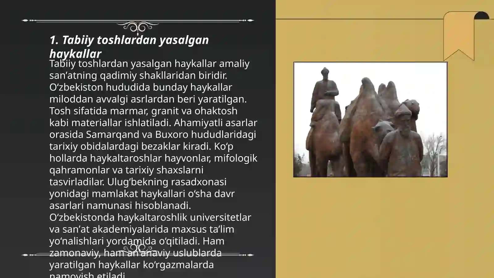 Ibtidoiy davr haykaltaroshlik san'ati 3