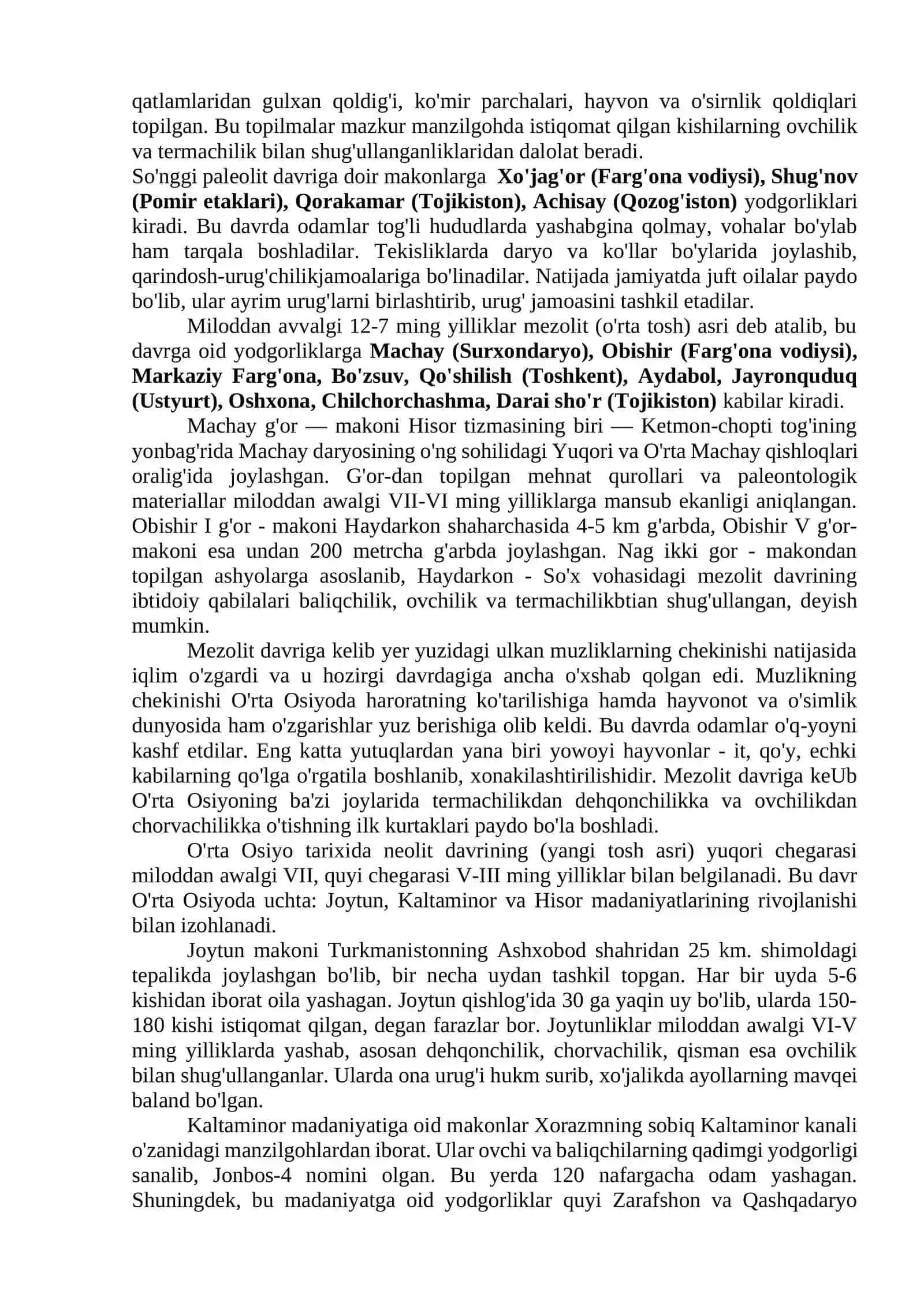 O'RTA OSIYONING IBTIDOIY JAMOA VA ANTIK DAVRDAGI TARIXIY GEOGRAFIYASI 3