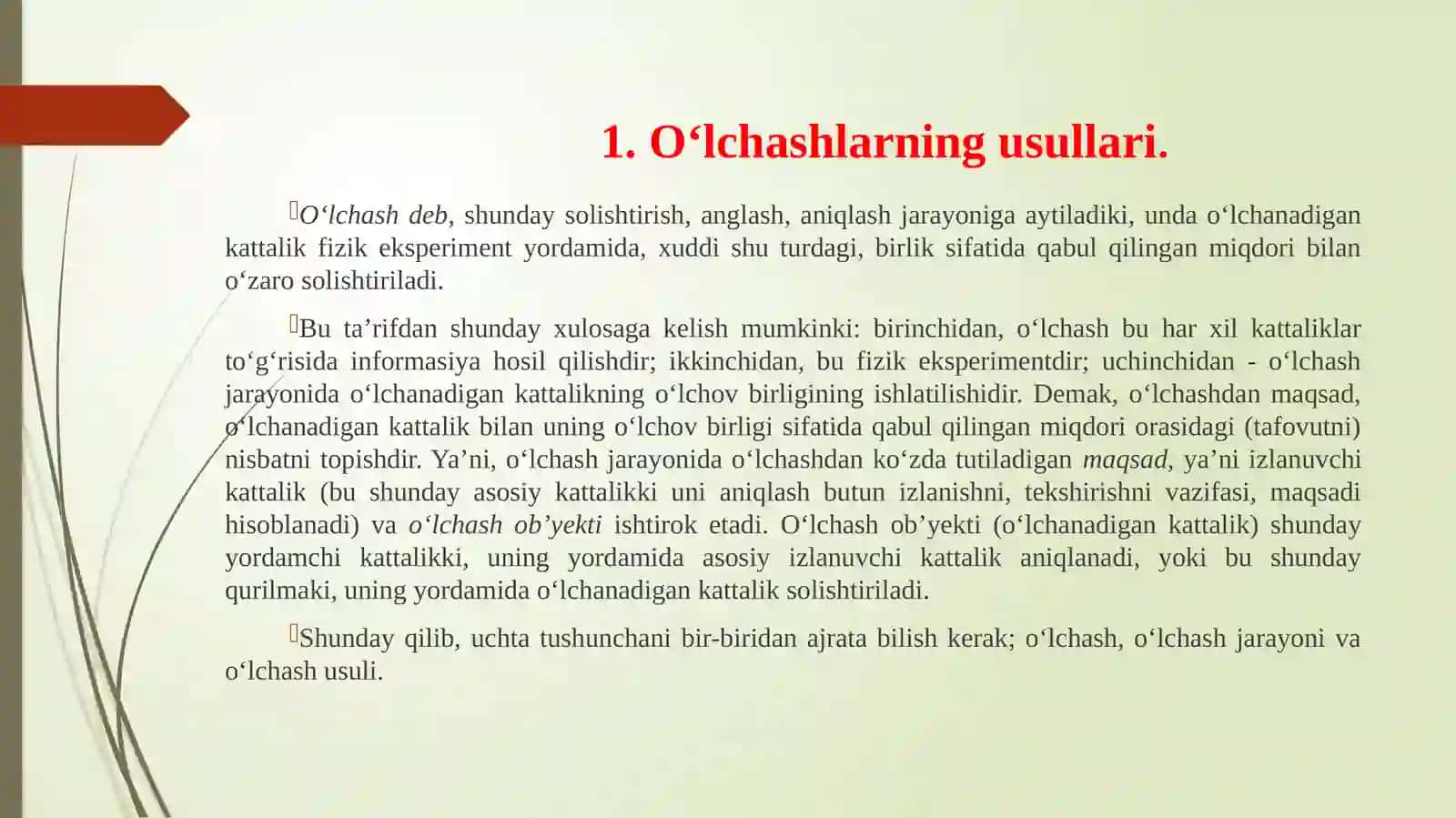 O‘lchаsh usullаri vа turlаri 3