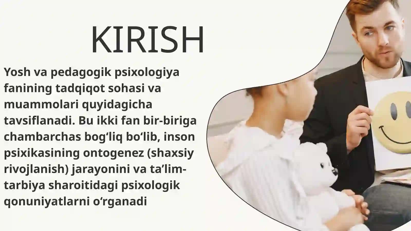 Yosh va pedogagik psixologiya fanining tadqiqot sohasi va muamollari 3