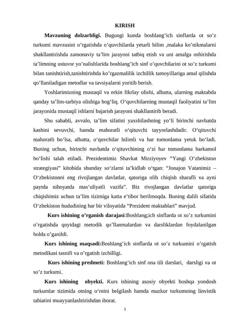 BBOSHLANGʻICH SINFLARDA "SOʻZ TARKIBI" MAVZUSINI O’RGATISHDA SAMARALI USULLARDAN FOYDALANISH. 3