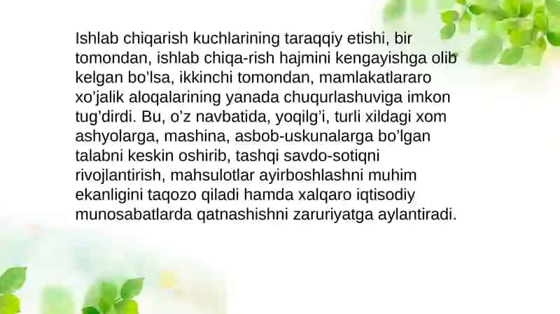Xalqaroiqtisodiymunosabatlarningmazmunivashakllari 3