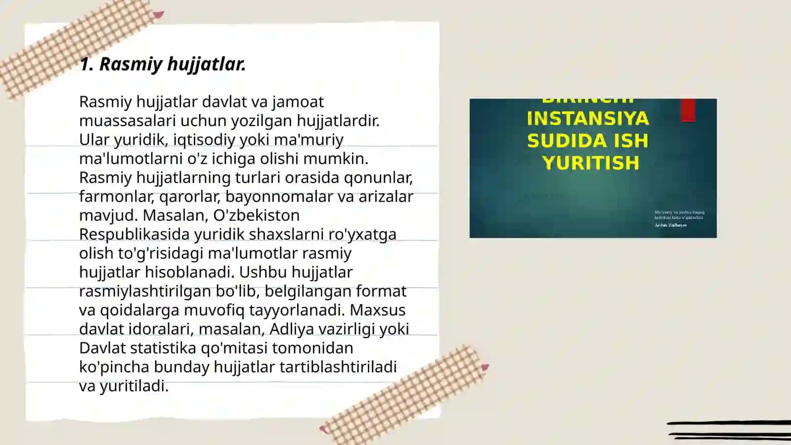 Davlat tilida ish qog'ozlari yuritish 3