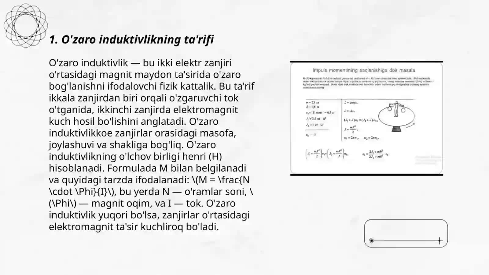 O'zaro induktivlik 3