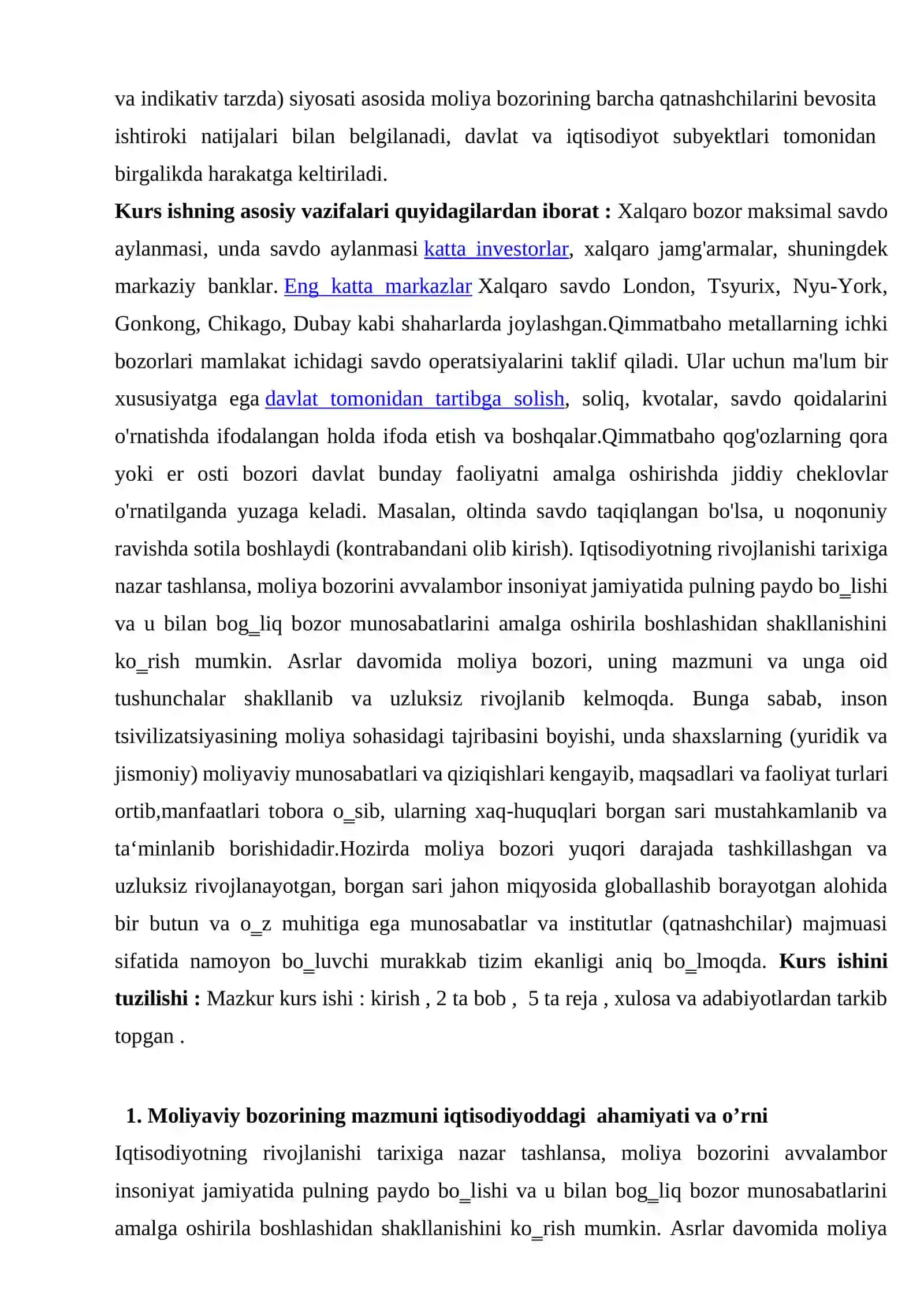 Moliya bozori fundamental tahili va etibor qaratadigan jihatlar 3