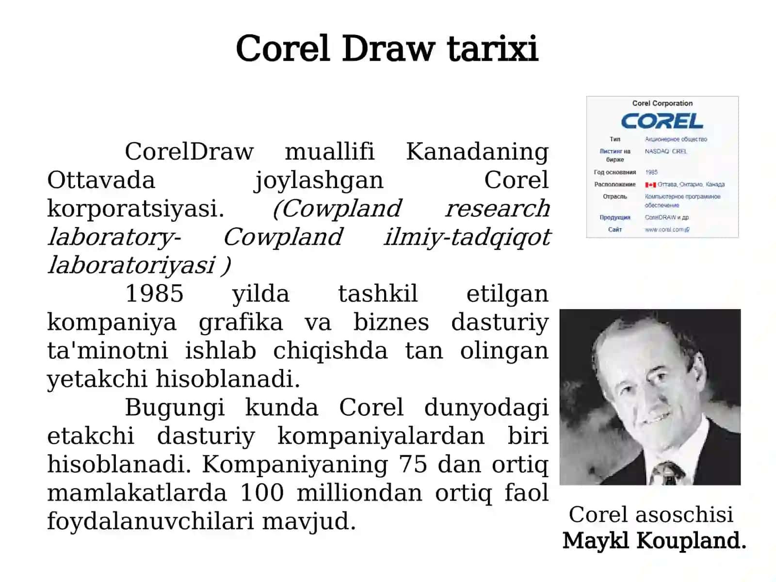 Corel Draw 3