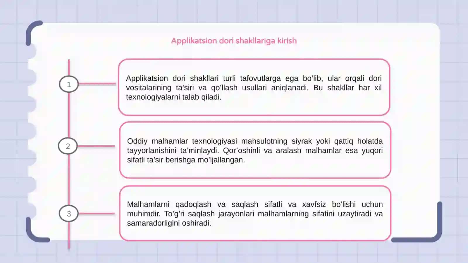 Applikatsion dori shakillari 3