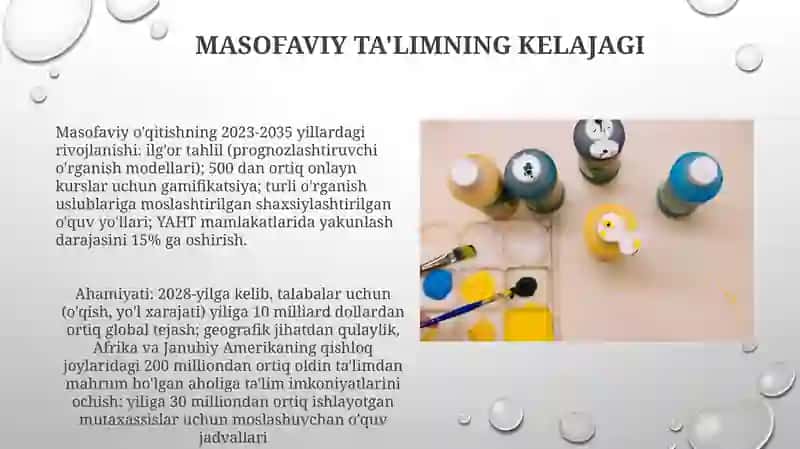 Masofaviy ta'lim va uning ahamiyati 3