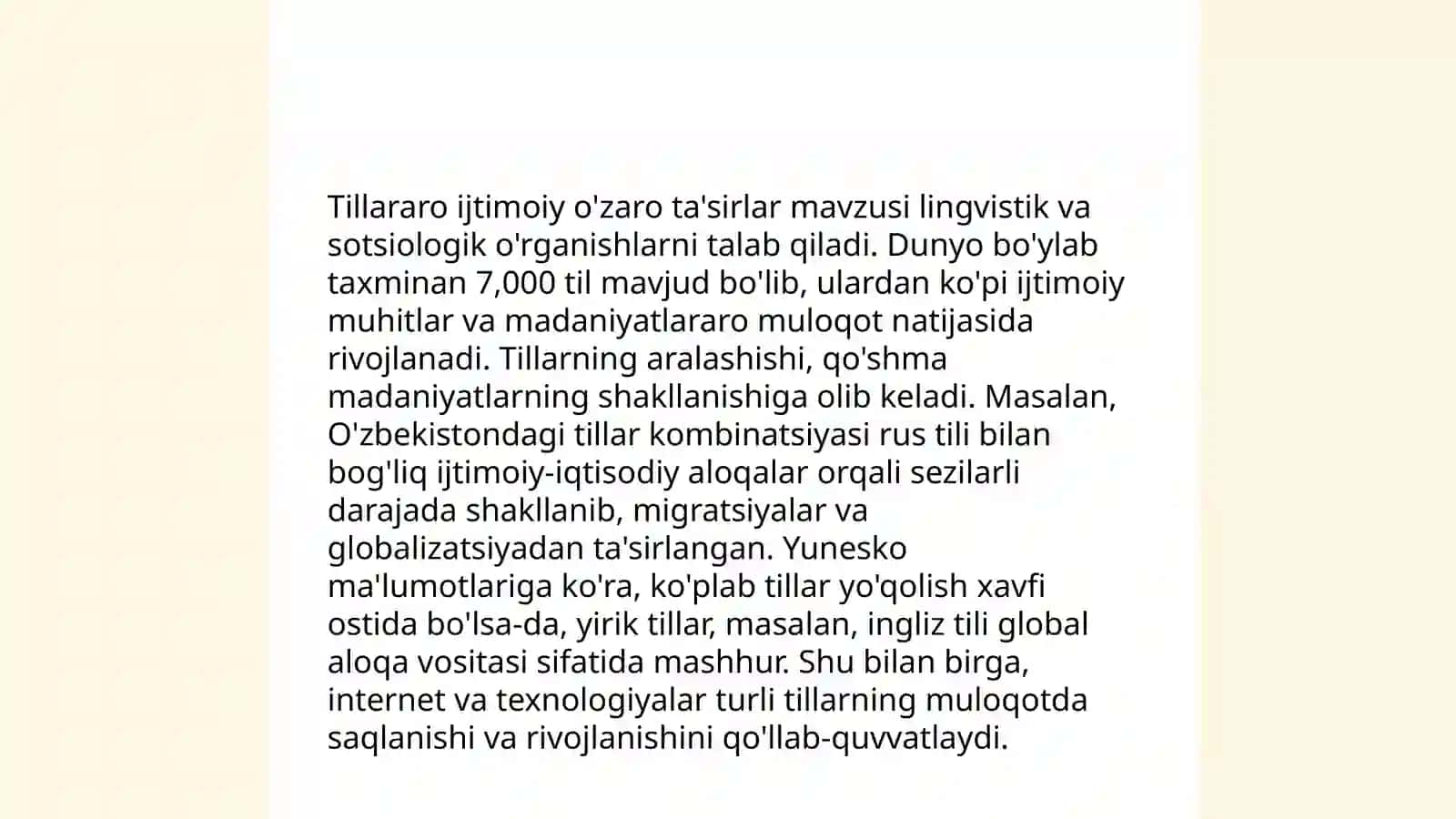 Sotsiolingvistikaga mansub birinchi kuzatishlar 3