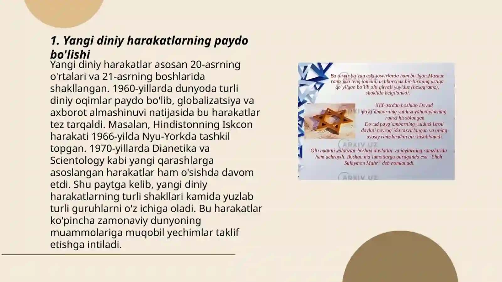 Yangi diniy harakatlarning paydo bo'lishi 3