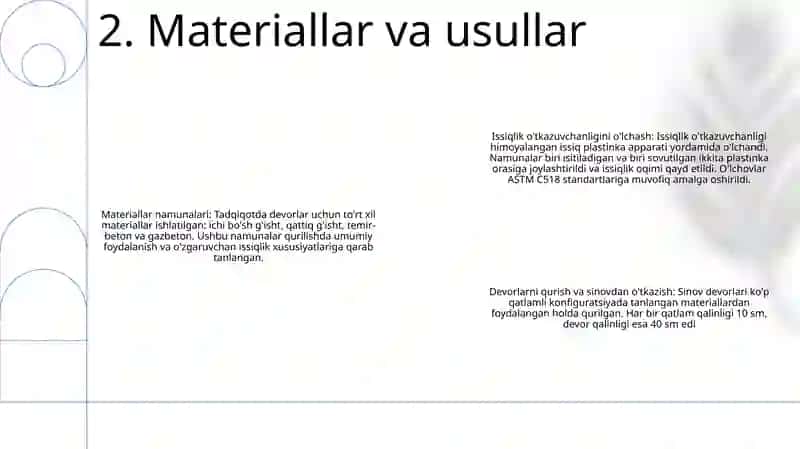 Bir Va Ko'P Qatlamli Devorning Issiqlik O'Kazuvchanligi 3