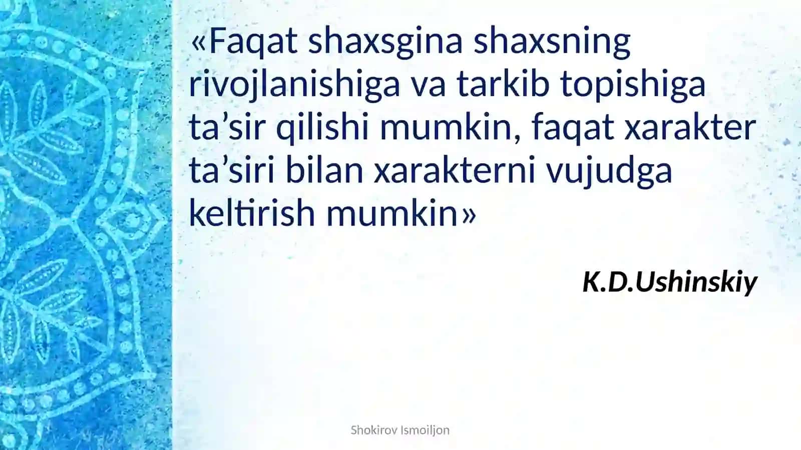 Pedagogik mahorat asoslari 3