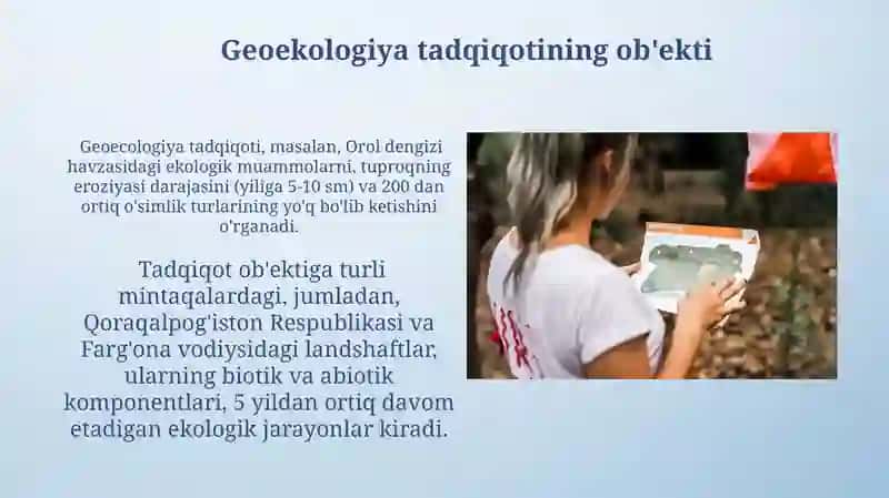 Geoekologiya tadqiqoti 3