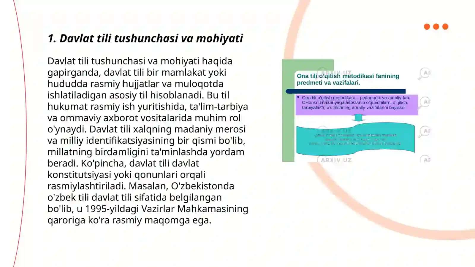 Davlat tilida ish yurutish fanining maqsad va vazifalari 3