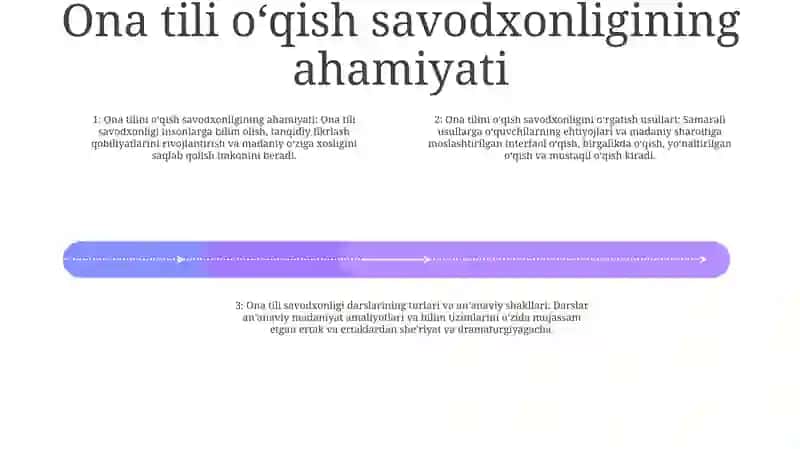 Ona Tili O'Qish Savodxonligi 3
