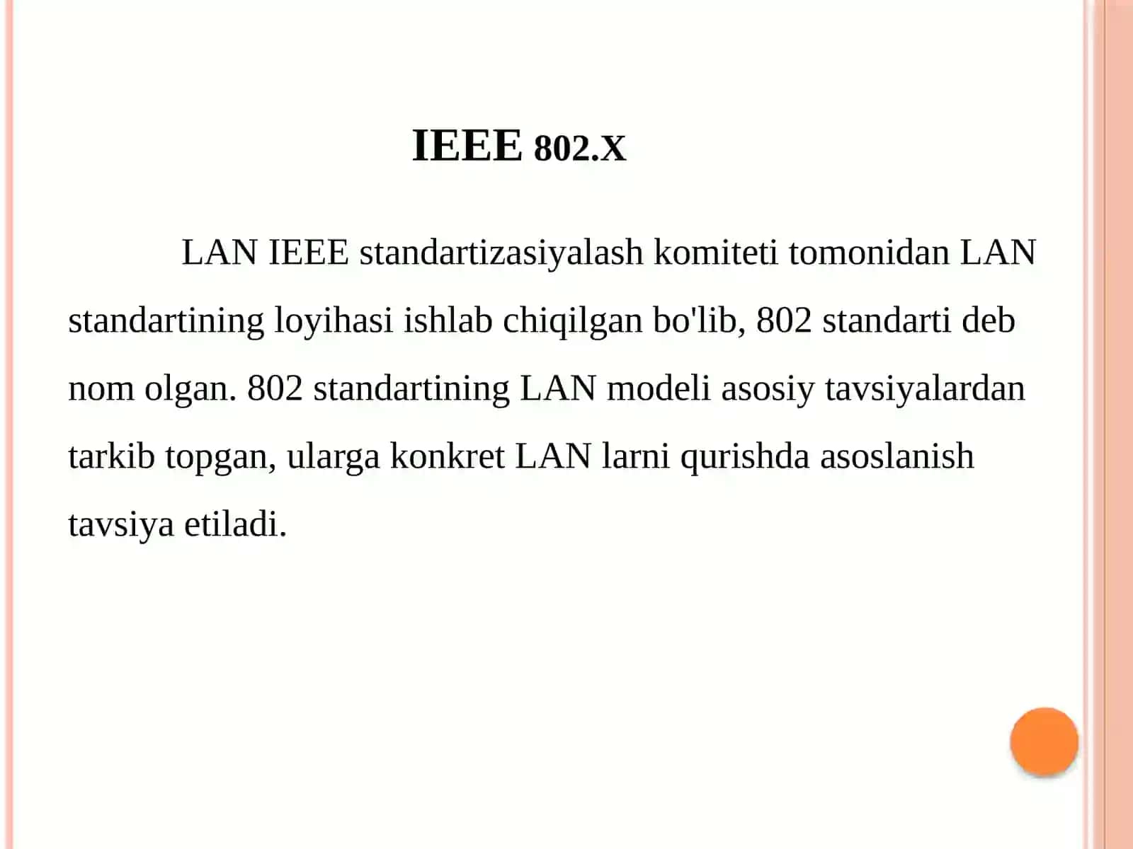 Lokal, shahar va global tarmoqlar va ularning qurilish usullari 3