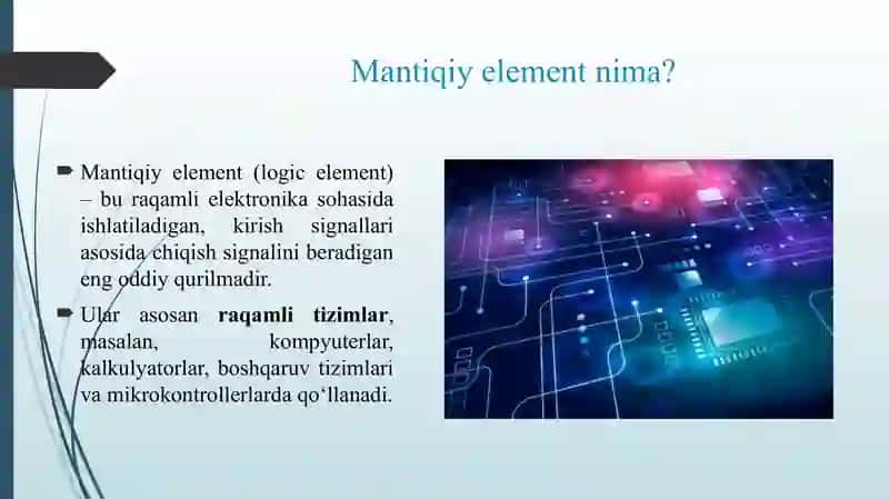 MANTIQIY ELEMENTLAR XARAKTERISTIKASI 3