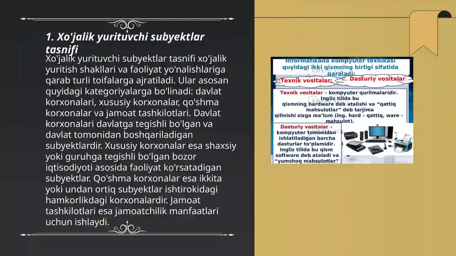 Xo'jalik yurituvchi subyektlarni iqtisodiy sektorlar va tarmoqlar bo'yicha tasnifi 3