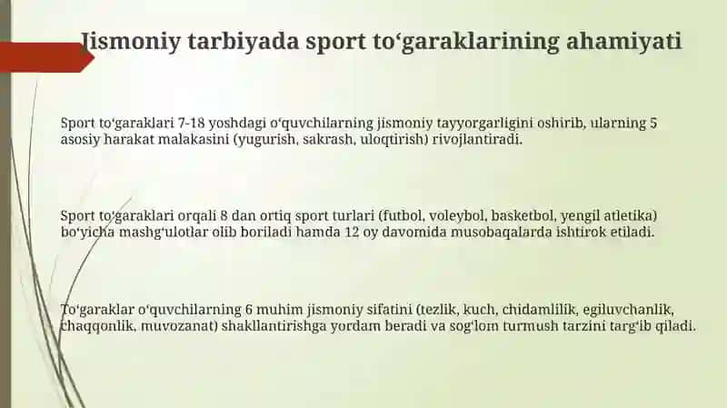 Jismoniy tarbiyada sport to'garaklarining ahamiyati 3