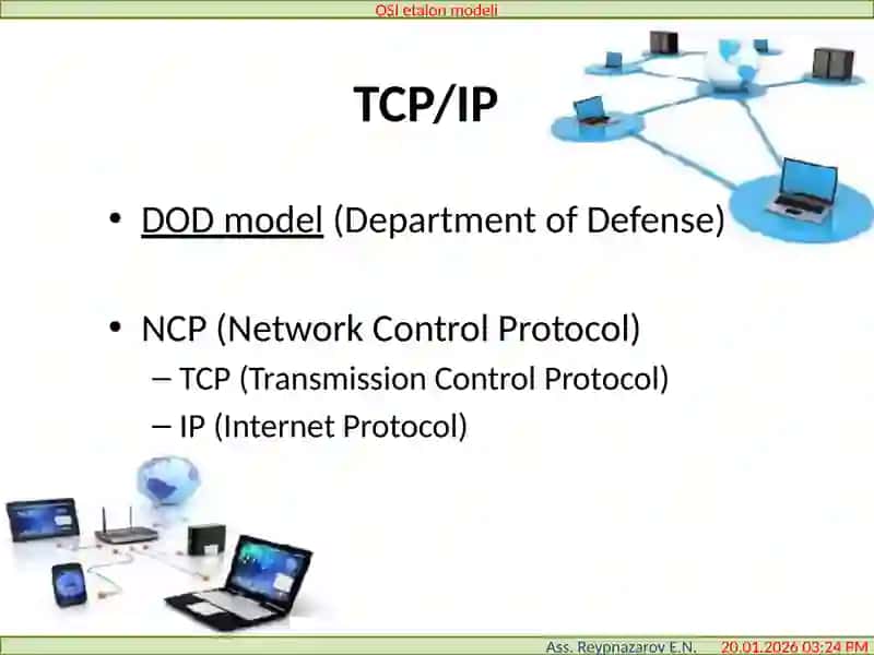 TCP/IP protokollarsteki 3