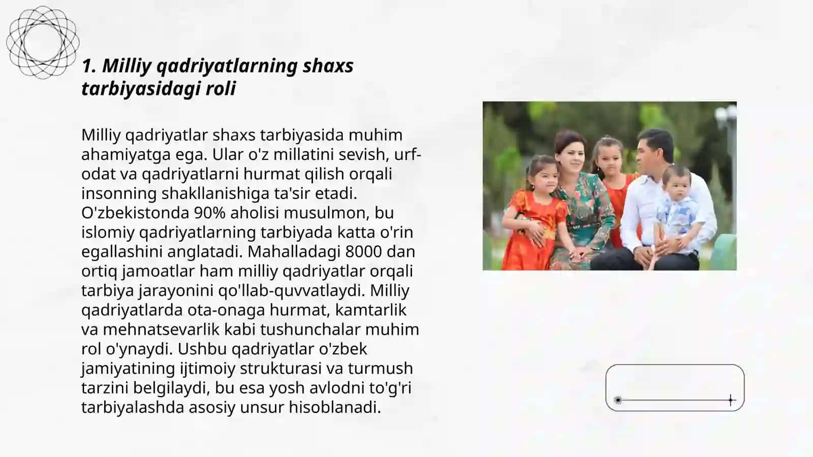 Milliy qadriyatlar asosida shaxs dunyoqarashini o'zgartirish 3
