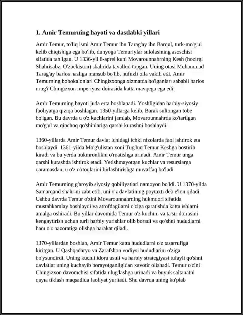 AMUR TEMUR BUYUK DAVLAT ARBOBI 3