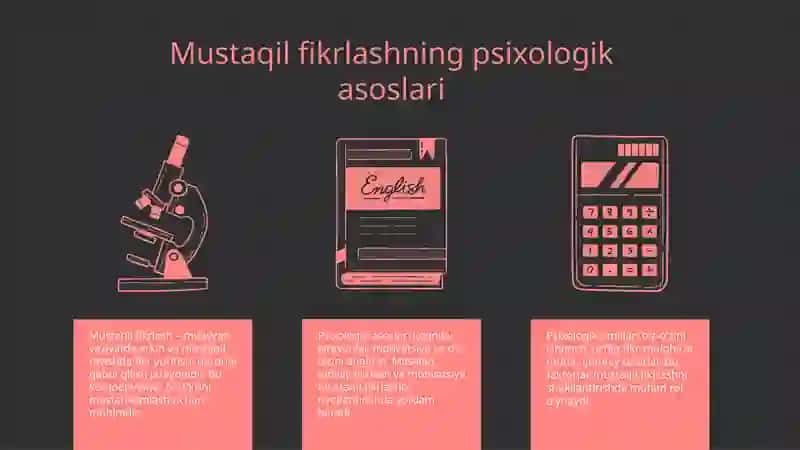 O‘quvchilarda mustaqil fikrlash kompetensiyasini shakllantirishning psixologik-pedagogik asoslari 3