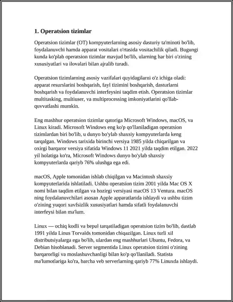 SHAXSIY KOMPYUTERNING DASTURIY TA’MINOTI 3