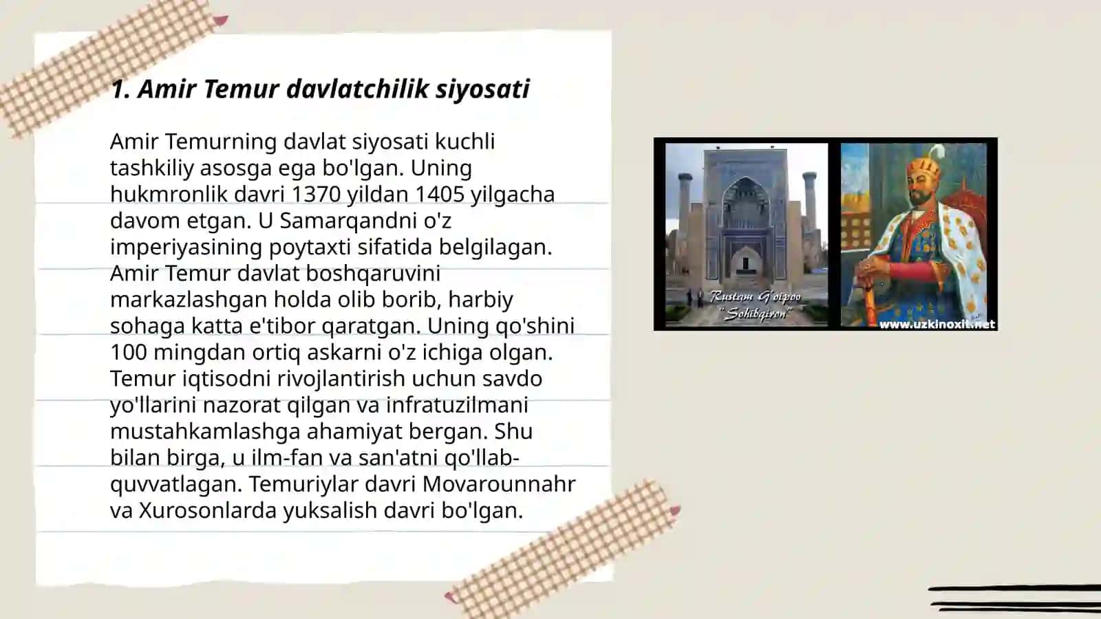 Amir Temur buyuk davlat arbobi 3