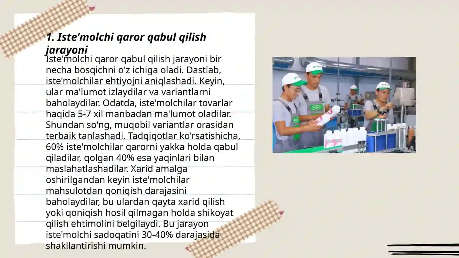 Isteʼmolchi va biznes xaridorlar xulq-atvorini oʻrganish 3