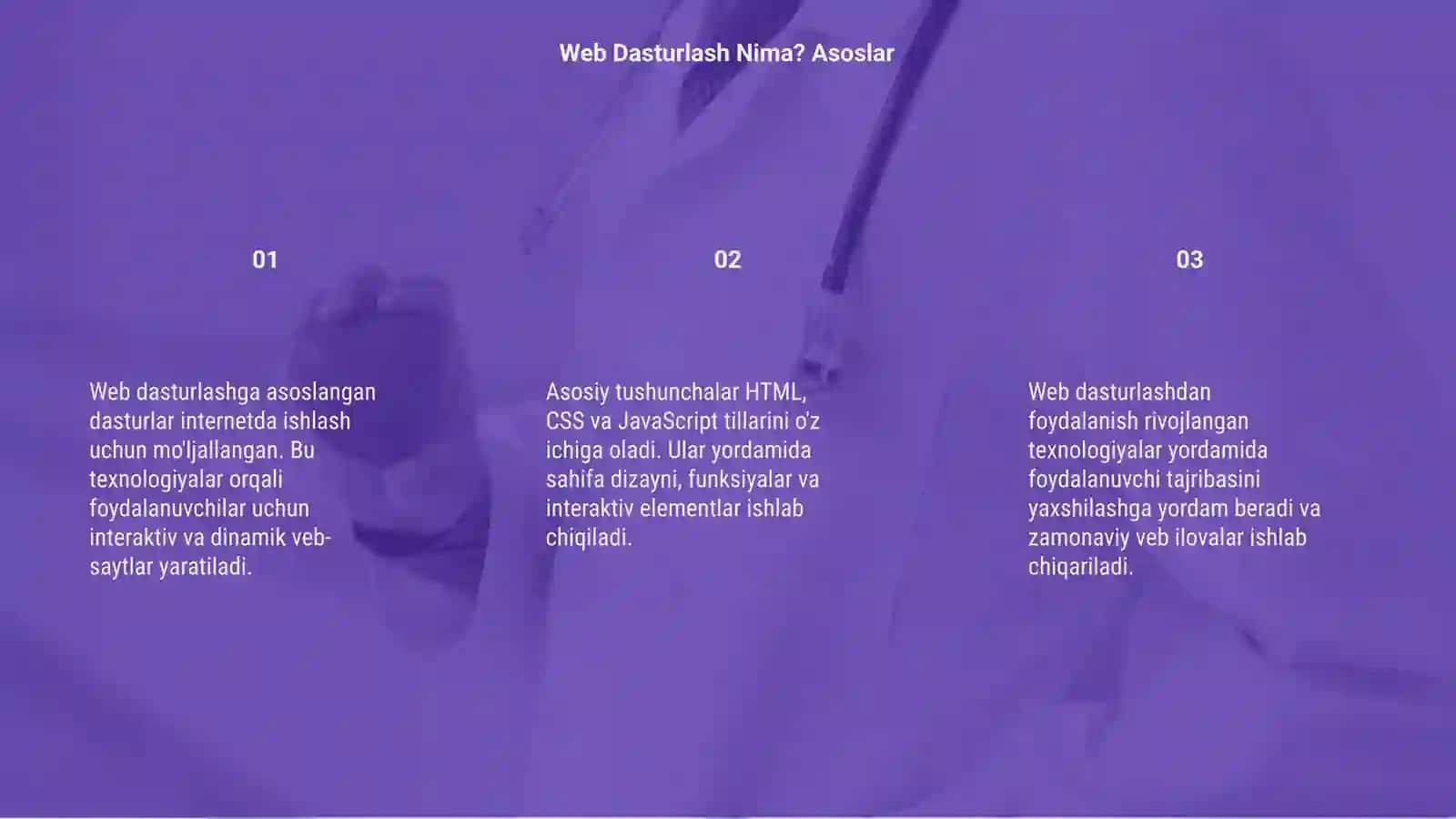 Web Dasturlash Nima? Asoslar 3