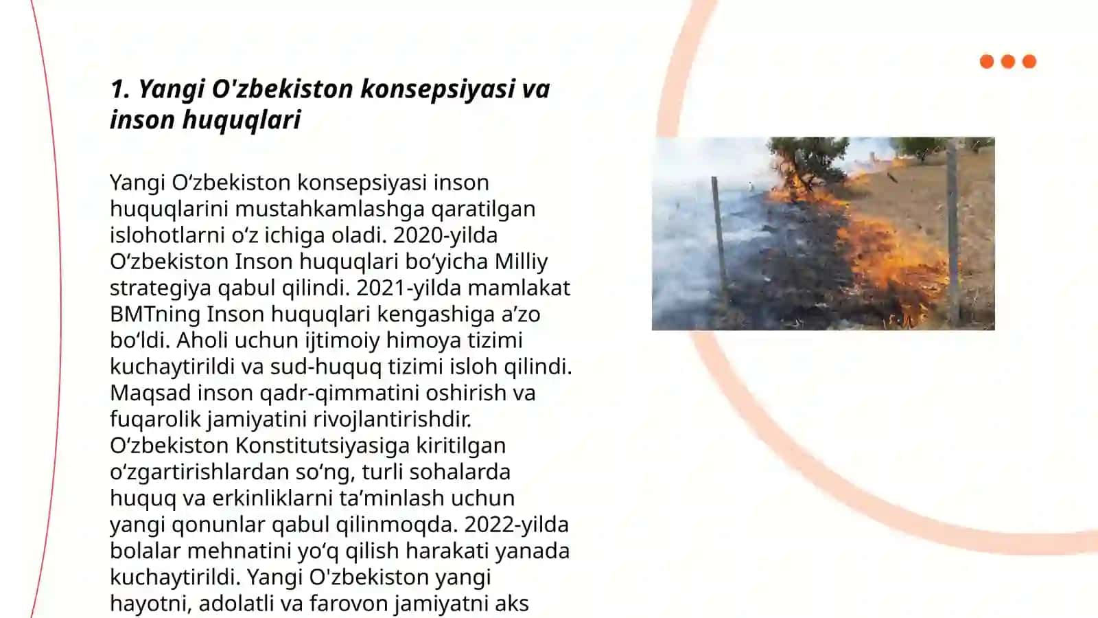 Yangi O’zbekistonda inson haq huquqlari va erkinliklari kafolatining yaratilishi 3