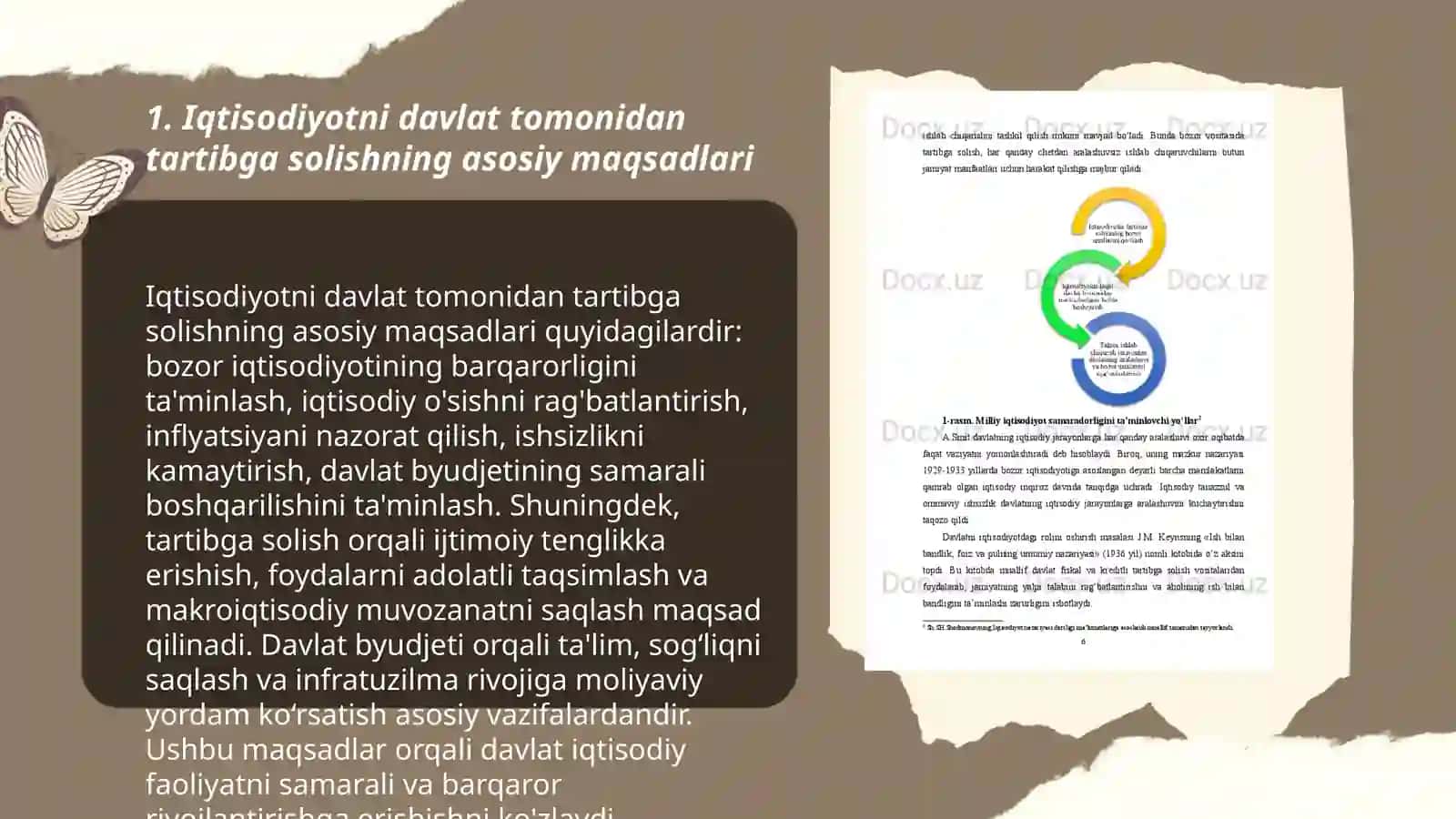 Iqtisodiyotni davlat tomonidan tartibga solishning mohiyati va zarurligi 3