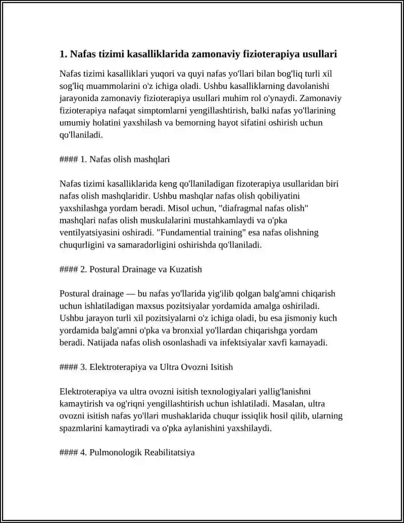 NAFAS TIZIMI KASALIKLARDA ZAMONAVIY REABLITATSIYA USULLARI 3