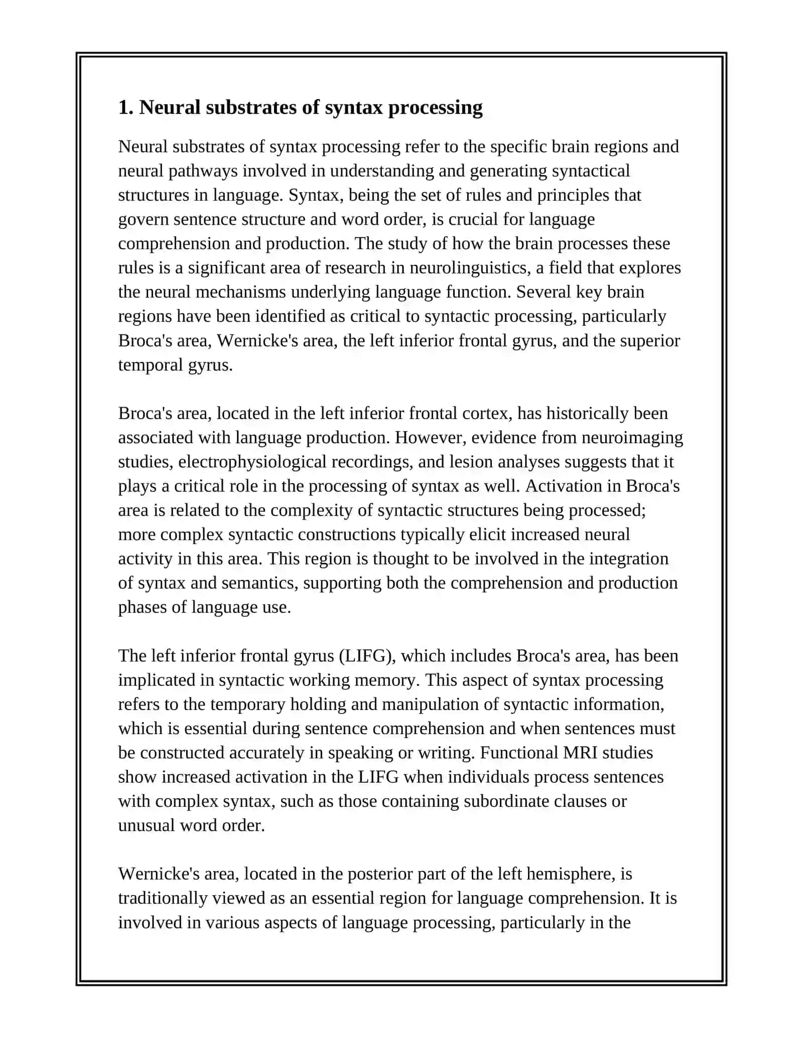 NEUROLINGUISTIC BRAIN AND LANGUAGE 3
