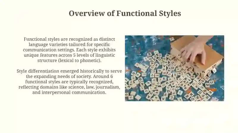 Functional Styles of the English Language 3