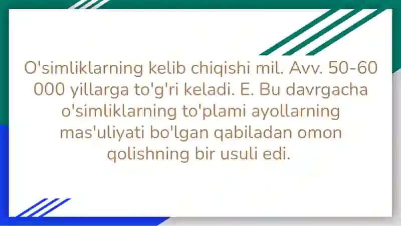 O'simliklar dunyosi 3