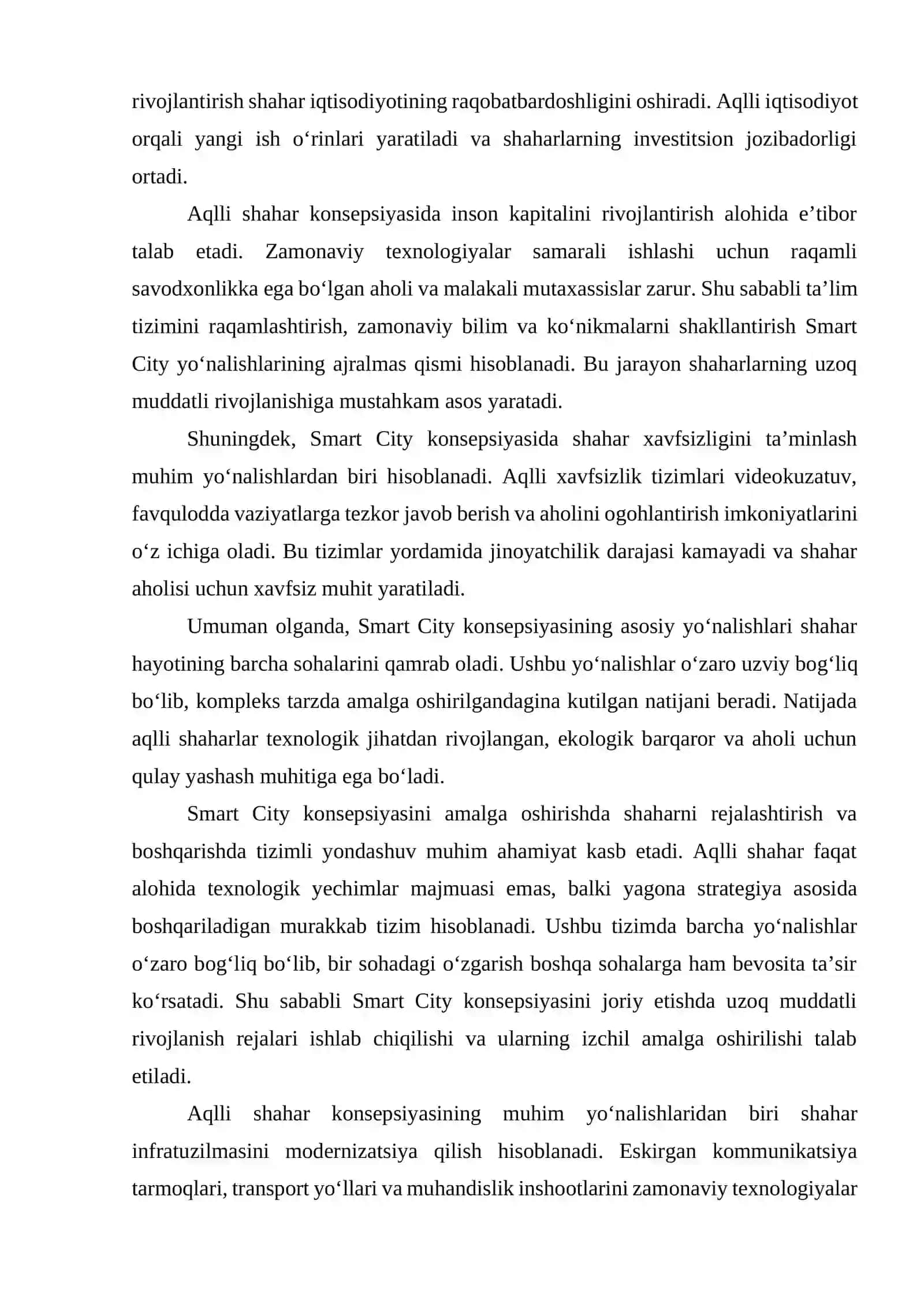 “Aqlli shahar” konsepsiyasi: vazifalari va tarkibiy elementlari 3