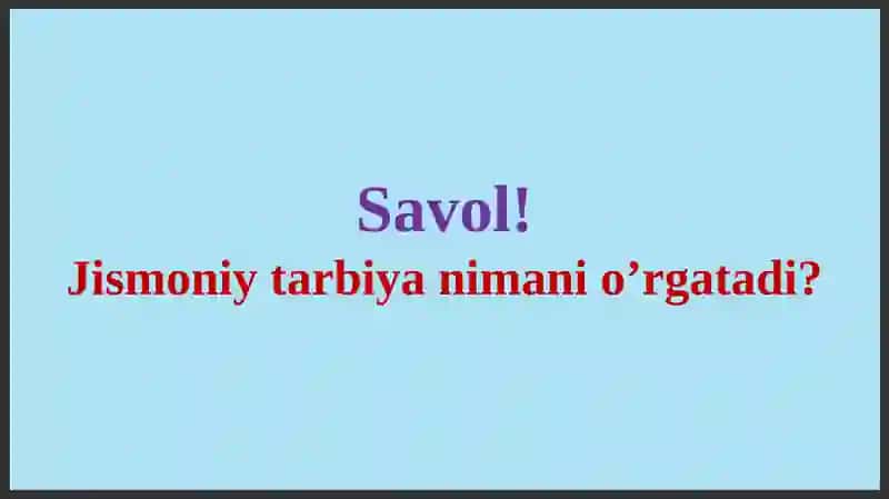 Jismoniymashqlar tarixiy klassifikatsiyasi 3