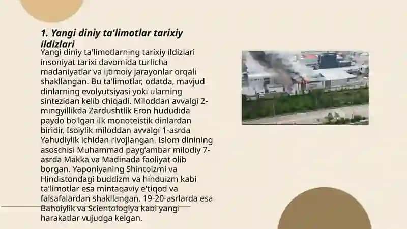 Yangi diniy ta'limotlar va sektalar 3
