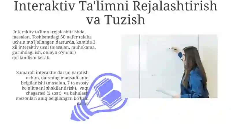 Kasbiy Fanlarni O'qitishda Interaktiv Usullarni Qo'llash Metodologiyasi 3