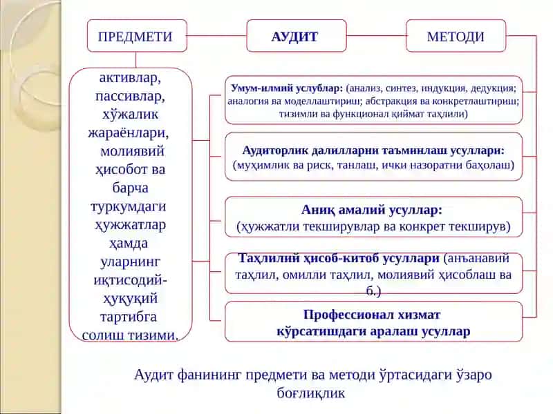 Аудитнингфан сифатидаги предмети ва методи 3