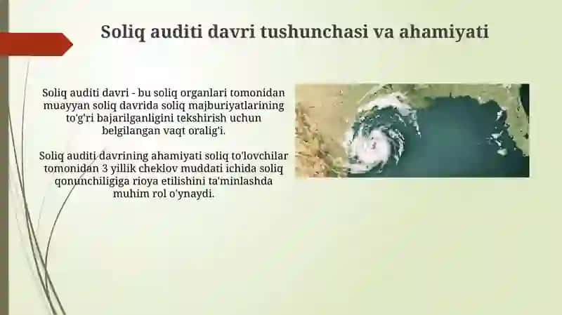 Soliq auditini o'tkazish muddati va uni uzaytirish 3
