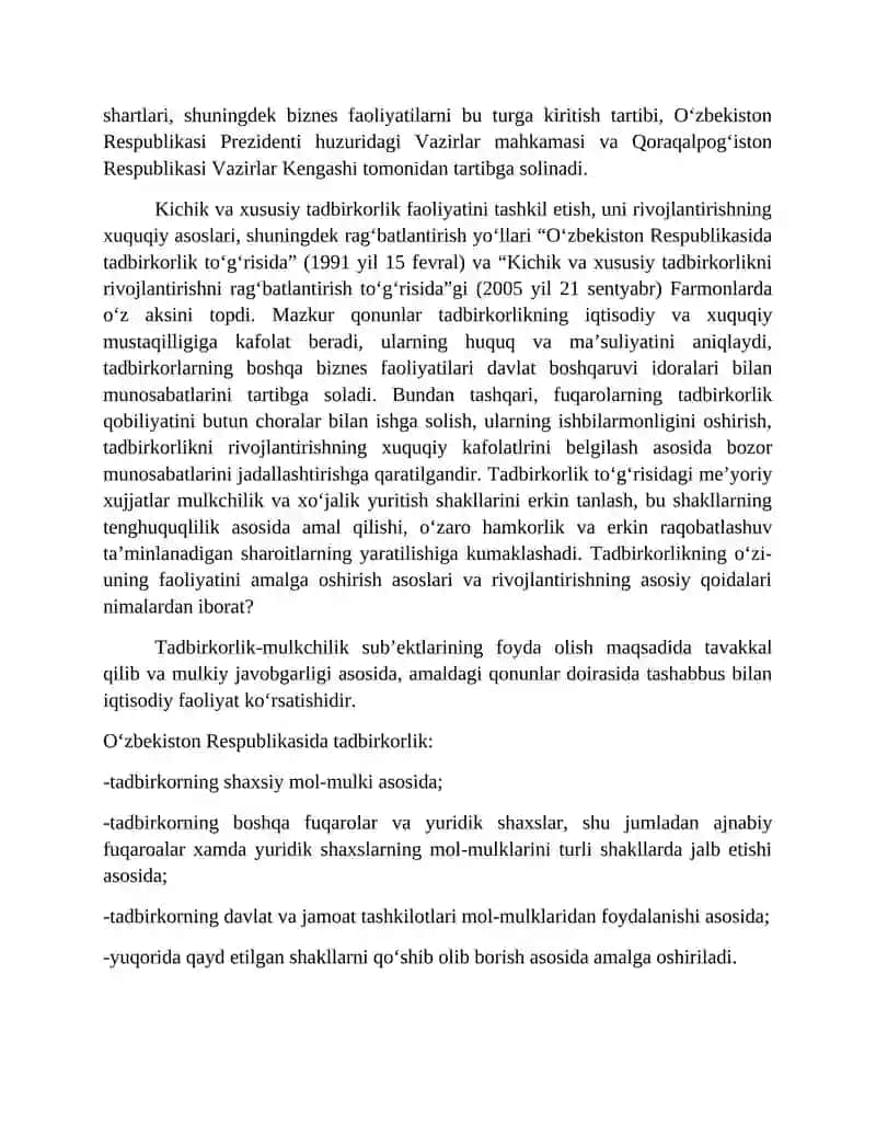 Biznesga tasir etuvchi omillar 3