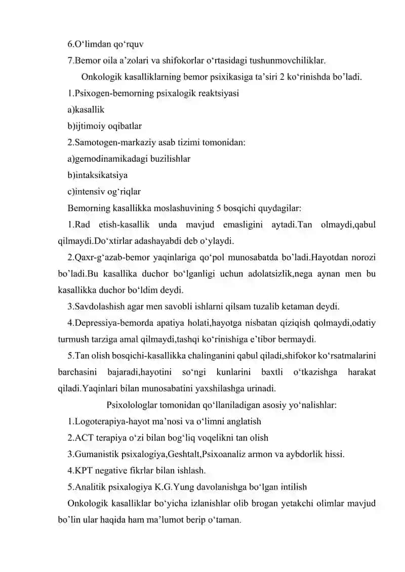 Onkologik kasalliklar 3