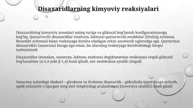 Disaxaridlarolinishivakimyoviyxossalari 3
